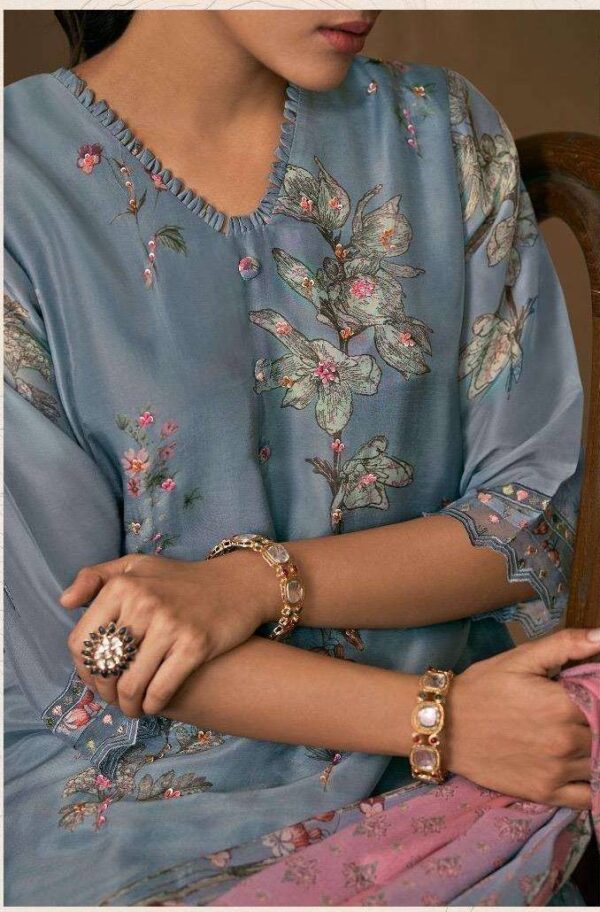 My Fashion Road Jay Vijay Lehr Fancy Designer Silk Latest Suit | 10386