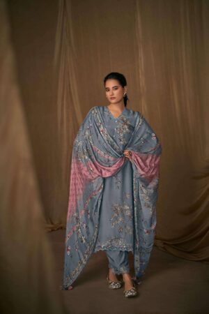 My Fashion Road Jay Vijay Lehr Fancy Designer Silk Latest Suit | 10386