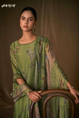My Fashion Road Jay Vijay Lehr Fancy Designer Silk Latest Suit | 10382