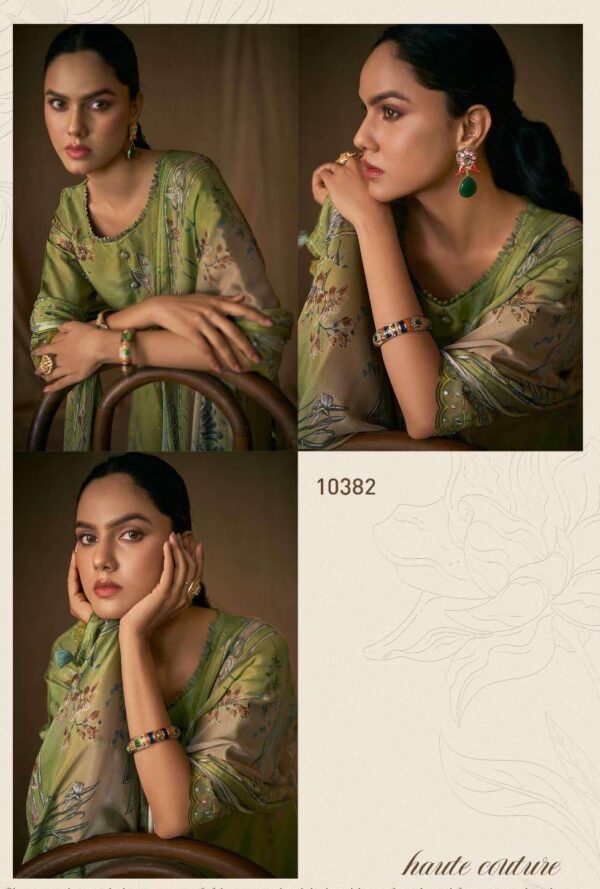 My Fashion Road Jay Vijay Lehr Fancy Designer Silk Latest Suit | 10382