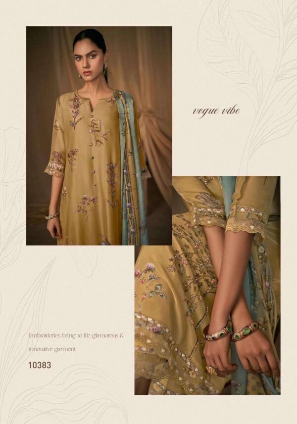 My Fashion Road Jay Vijay Lehr Fancy Designer Silk Latest Suit | 10383