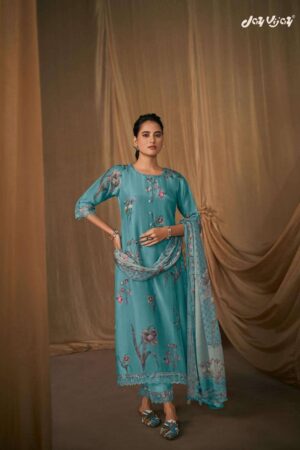 My Fashion Road Jay Vijay Lehr Fancy Designer Silk Latest Suit | 10384