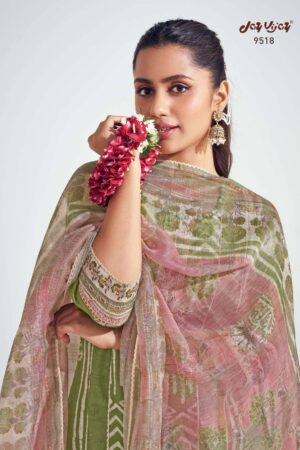 My Fashion Road Jay Vijay Prangan Fancy Designer Silk Ladies Suit | 9518