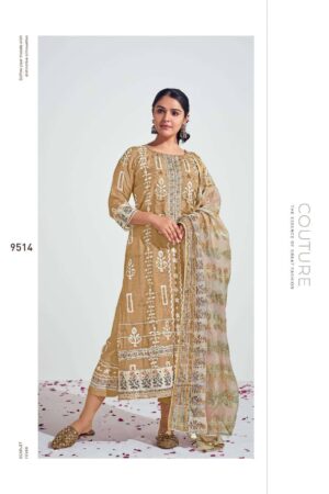 My Fashion Road Jay Vijay Prangan Fancy Designer Silk Ladies Suit | 9514
