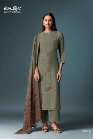 My Fashion Road Omtex Charita Exclusive Fancy Ladies Suit | 8101 – C