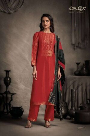 My Fashion Road Omtex Pineeta Fancy Jacquard Silk Suit | 8261 – B