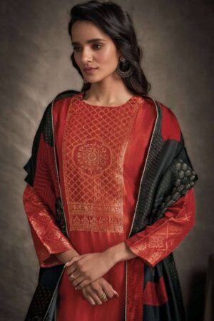 My Fashion Road Omtex Pineeta Fancy Jacquard Silk Suit | 8261 – B