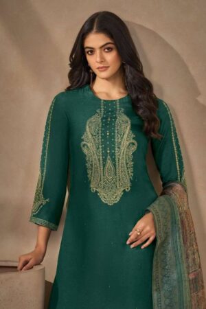 My Fashion Road Omtex Tritika Exclusive Designer Silk Partywear Suit | 8391 – D