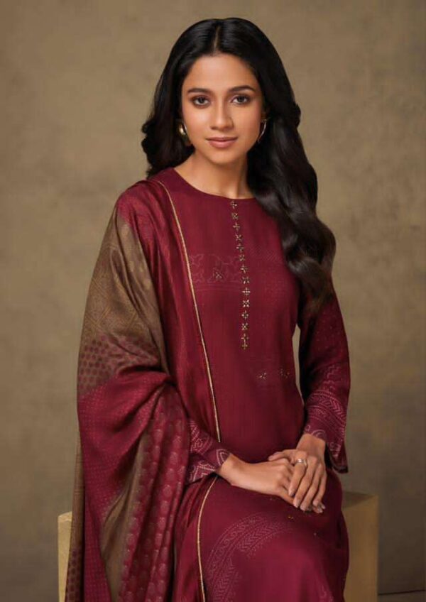 My Fashion Road Omtex Ushma Pure Pashmina Digital Printed Winter Suit | 8531-D