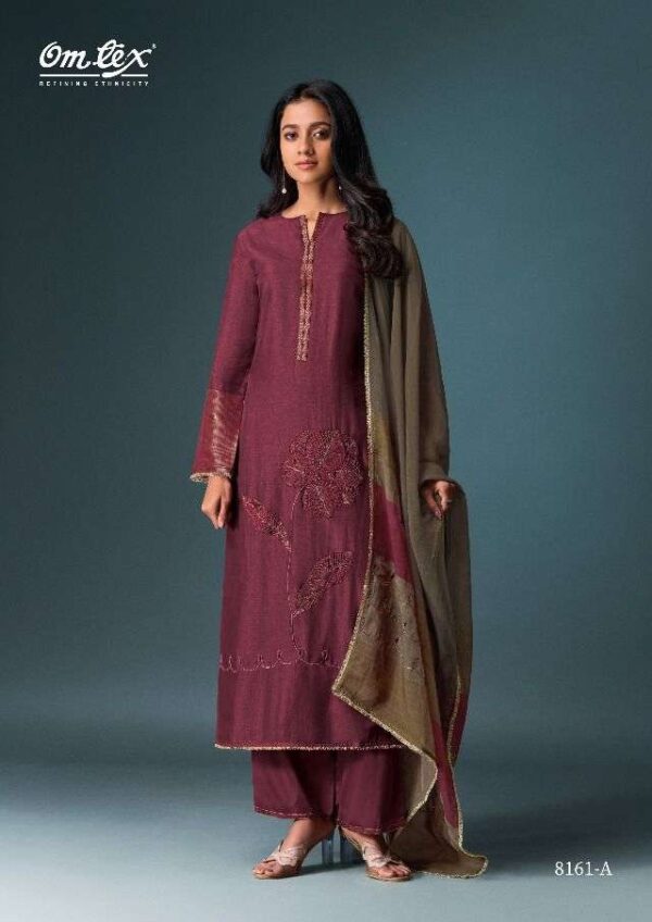 My Fashion Road Omtex Pranaya Exclusive Fancy Latest Ladies Suit | 8161-A