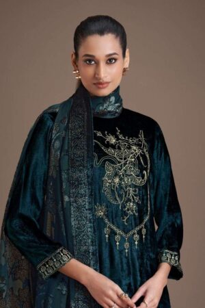 My Fashion Road Omtex Ritha Vol 21 Designer Pure Viscose Velvet Suit | 8831-D