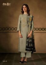 My Fashion Road Omtex Mia Digital Printed Fancy Silk Latest Suit | 8491-B