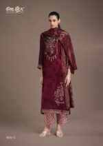 My Fashion Road Omtex Ritha Vol 21 Designer Pure Viscose Velvet Suit | 8831-C
