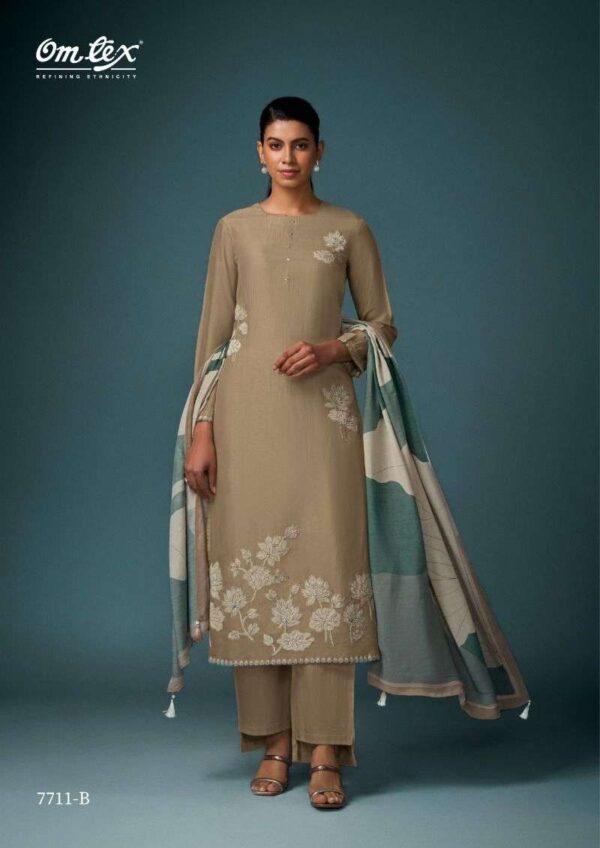 My Fashion Road Omtex Fashion Icon Exclusive Fancy Latest Ladies Suit | 7711-B
