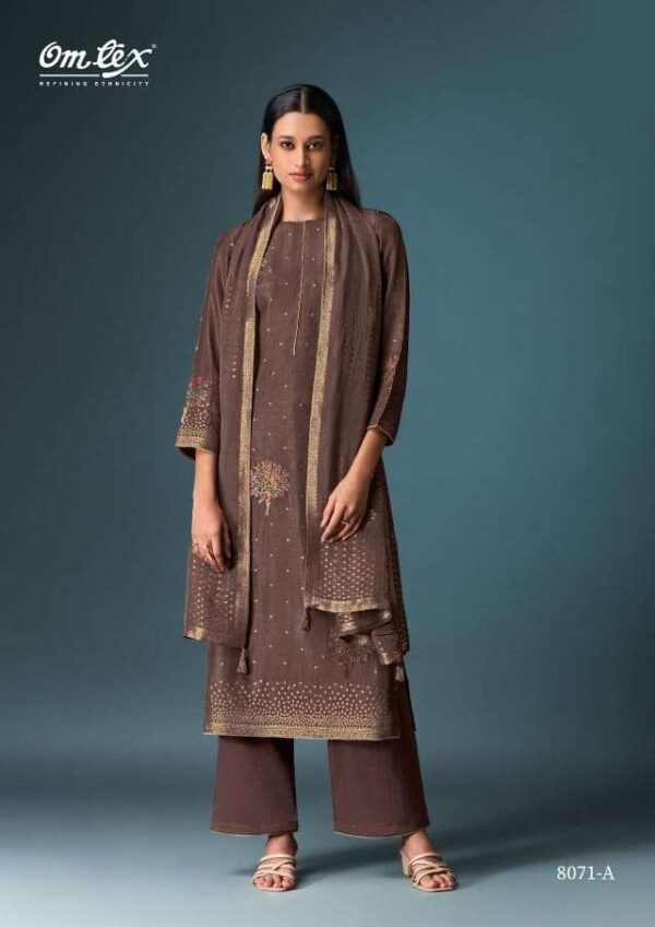 My Fashion Road Omtex Yalini Designer Silk Premium Design Ladies Suit | 8071-A