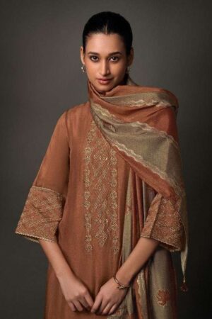 My Fashion Road Omtex Jinisha Exclusive Fancy Silk Latest Suit | 8091-D