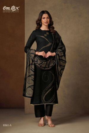 My Fashion Road Omtex Ishira Winter Wear Premium Designs Pashmina Suit | 8561-A