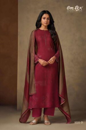 My Fashion Road Omtex Ushma Pure Pashmina Digital Printed Winter Suit | 8531-D