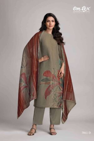 My Fashion Road Omtex Suit Saga Exclusive Fancy Ladies Suit | 7861-D