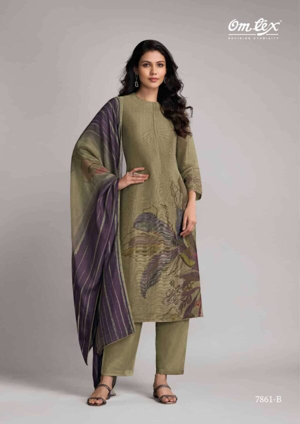 My Fashion Road Omtex Suit Saga Exclusive Fancy Ladies Suit | 7861-B