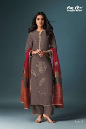 My Fashion Road Omtex Pranaya Exclusive Fancy Latest Ladies Suit | 8161-B