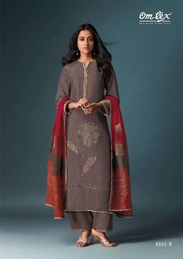 My Fashion Road Omtex Pranaya Exclusive Fancy Latest Ladies Suit | 8161-B