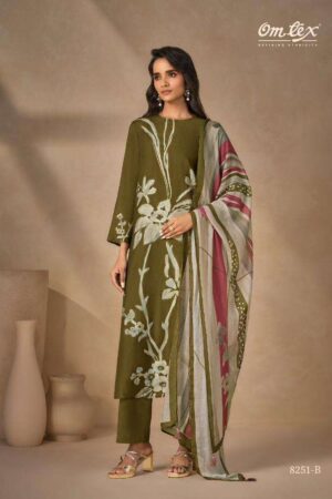 My Fashion Road Omtex Ruhaya Fancy Silk Premium Designs Suit | 82151-B