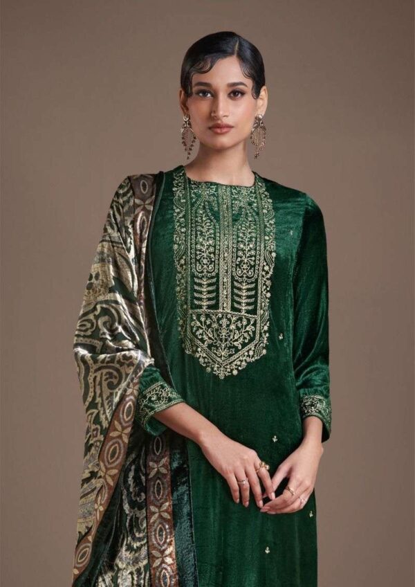 My Fashion Road Omtex Ritha Vol 22 Pure Viscose Velvet Designer Suit | 8711-A