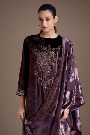 My Fashion Road Omtex Ritha Vol 21 Designer Pure Viscose Velvet Suit | 8831-A