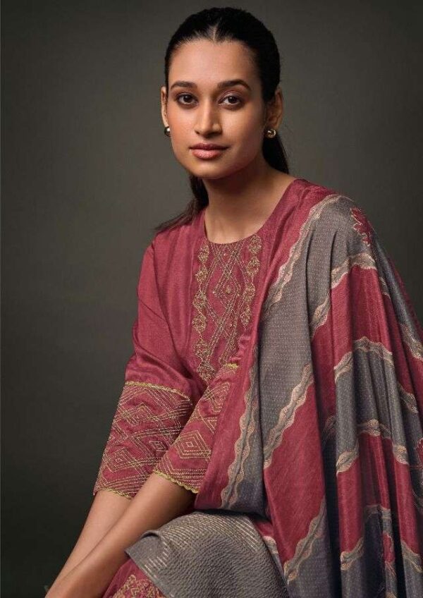 My Fashion Road Omtex Jinisha Exclusive Fancy Silk Latest Suit | 8091-A