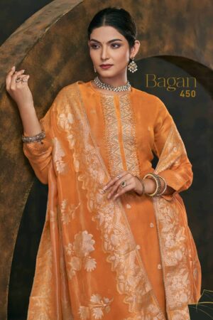 My Fashion Road Sahiba Bagan Partywear Style Designer Dress – 450