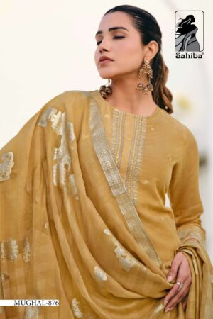 My Fashion Road Sahiba Mughal Wedding Wear Designer Organza Suit – 876