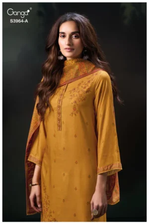 My Fashion Road Carla Ganga Pashmina Suits | S3964 – A