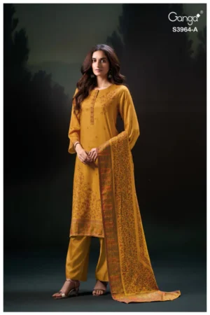 My Fashion Road Carla Ganga Pashmina Suits | S3964 – A