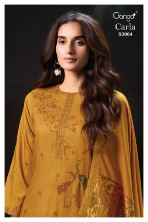 My Fashion Road Carla Ganga Pashmina Suits | S3964 – B