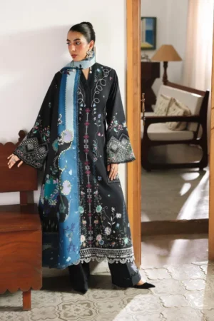 My Fashion Road Qprints By Qalamkar Unstitched Collection 2025 QLM25PW || QW-06 B Skye