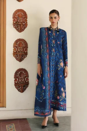 My Fashion Road Qprints By Qalamkar Unstitched Collection 2025 QLM25PW || QW-02 B Silas