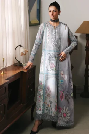 My Fashion Road Qprints By Qalamkar Unstitched Collection 2025 QLM25PW || QW-08 A Marla
