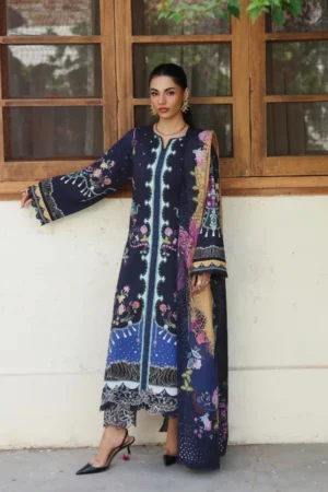 My Fashion Road Qprints By Qalamkar Unstitched Collection 2025 QLM25PW || QW-04 A Allan