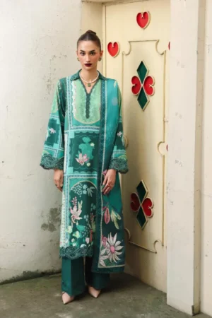 My Fashion Road Qprints By Qalamkar Unstitched Collection 2025 QLM25PW || QW-08 B Anika