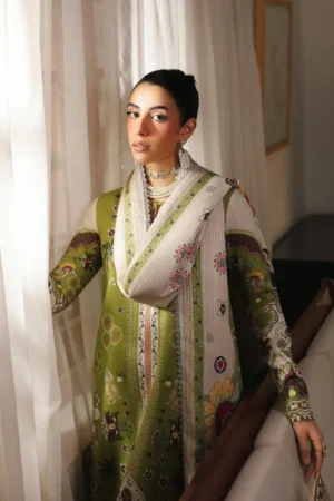 My Fashion Road Qprints By Qalamkar Unstitched Collection 2025 QLM25PW || QW-07 B Tahlia