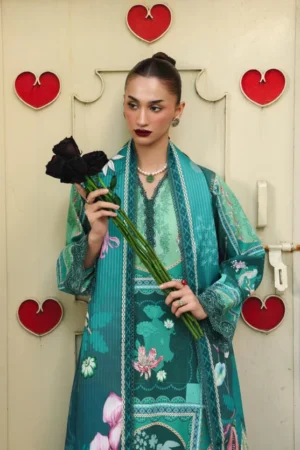 My Fashion Road Qprints By Qalamkar Unstitched Collection 2025 QLM25PW || QW-08 B Anika