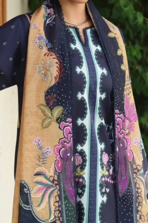 My Fashion Road Qprints By Qalamkar Unstitched Collection 2025 QLM25PW || QW-04 A Allan