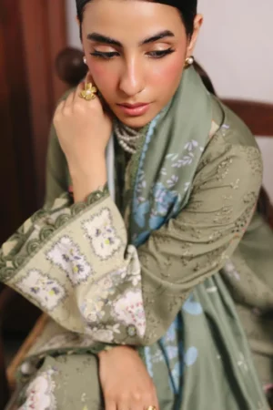 My Fashion Road Qprints By Qalamkar Unstitched Collection 2025 QLM25PW || QW-09 A Khanza