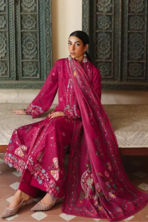 My Fashion Road Qprints By Qalamkar Unstitched Collection 2025 QLM25PW || QW-02 A Mirel