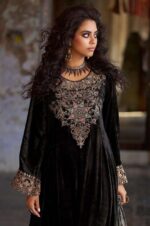 My Fashion Road Aiqa Forest Fantasy Exclusive Latest Designs Velvet Suit | A – 1603