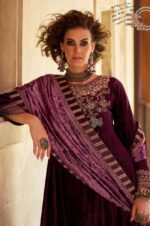 My Fashion Road Aiqa Forest Fantasy Exclusive Latest Designs Velvet Suit | A – 1602
