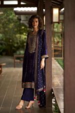 My Fashion Road Aiqa Qealiz Partywear Style Velvet Designer Suit | A – 2406