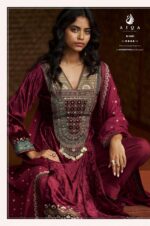 My Fashion Road Aiqa Qealiz Partywear Style Velvet Designer Suit | A – 2401
