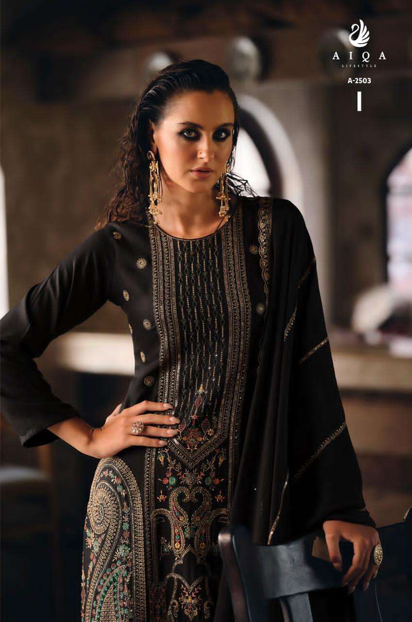 My Fashion Road Aiqa Rihana Pure Viscose Pashmina Latest Winter Suit | A – 2503 My Fashion Road Aiqa Rihana Pure Viscose Pashmina Latest Winter Suit | A – 2503